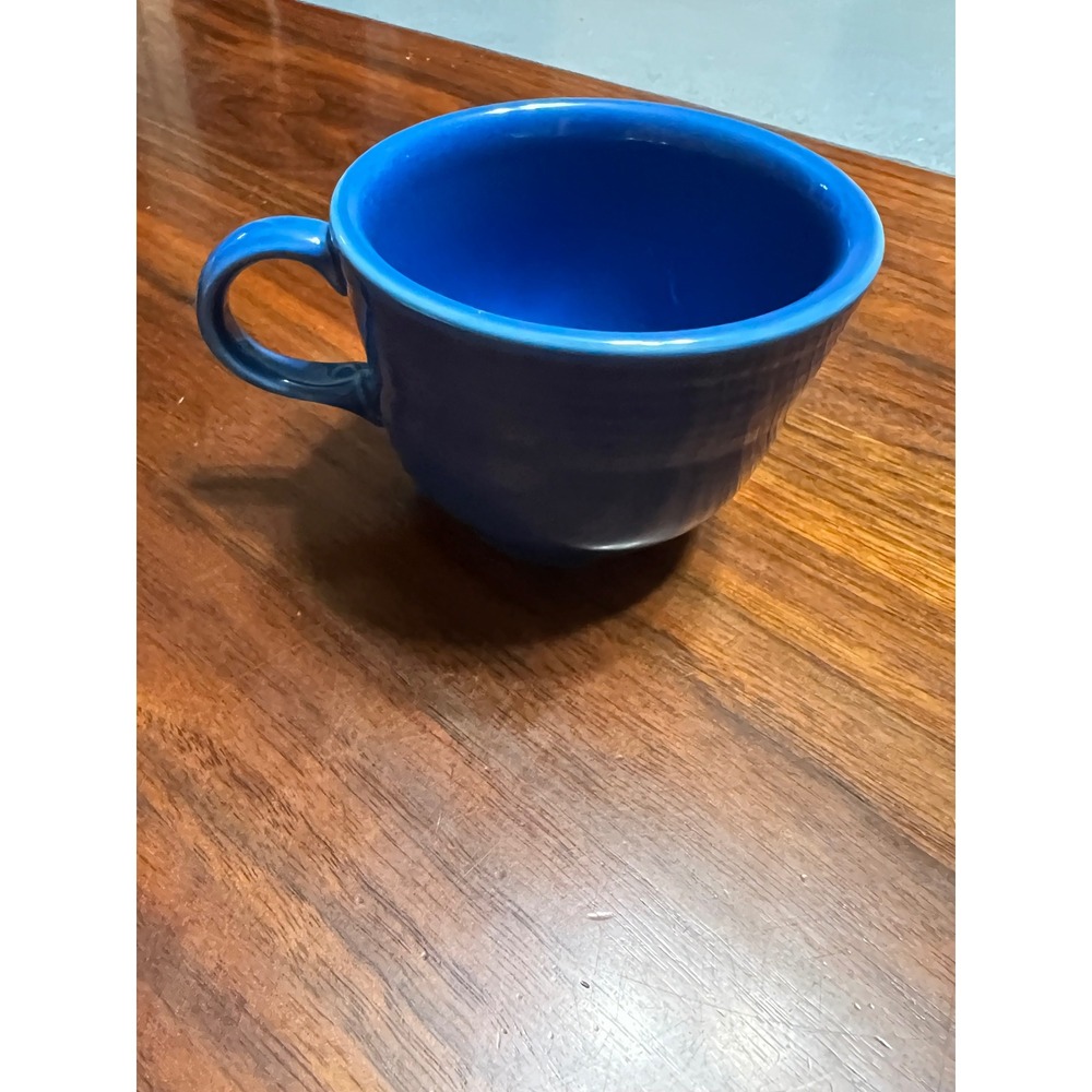 Vintage Fiesta ware Cobalt‎ Blue Ceramic Coffee Tea Mug with Handle